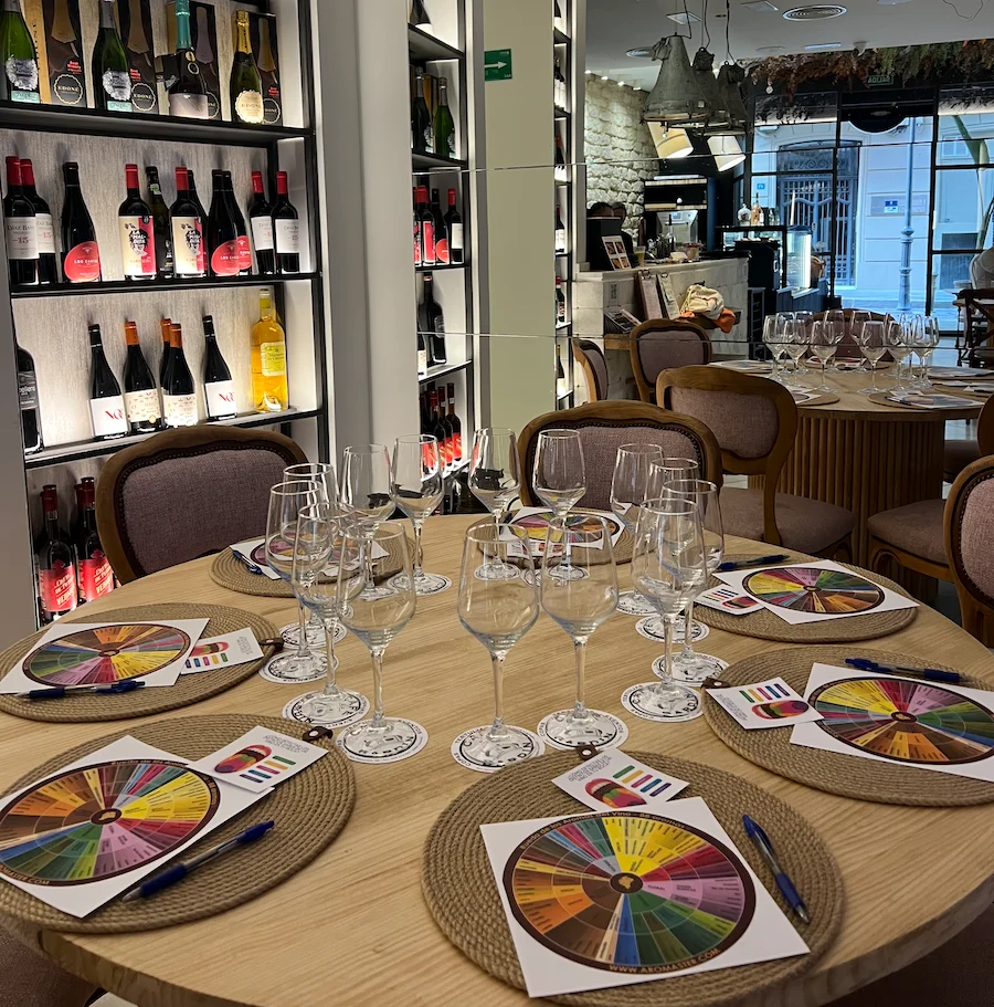 Wine tasting at Café Bardin