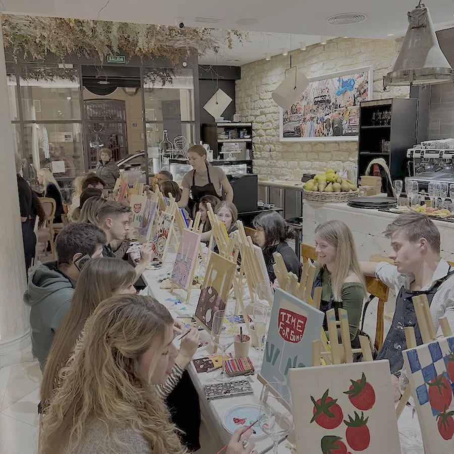 Painting events at Café Bardin